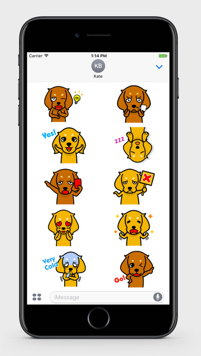 Sad Dog Stickers screenshot 2