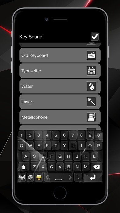 Black Keyboard with Dark Themes screenshot 4
