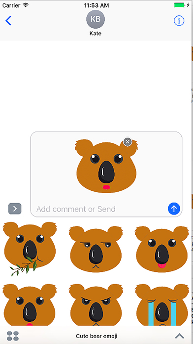 Koala Emoji & Bear Stickers screenshot 3
