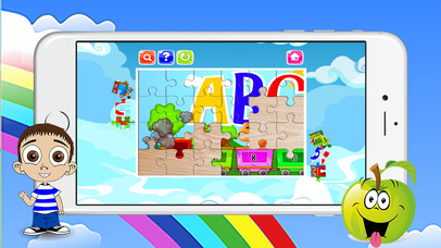 ABC Alphabet Jigsaw Puzzles Sliding Games for Kids screenshot 2