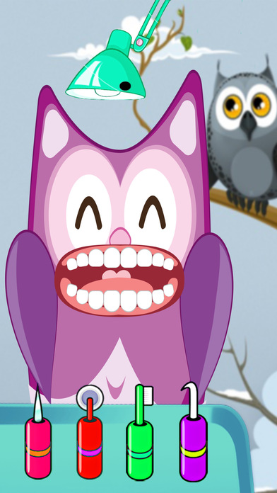 The Owl Dentist Clinic (Lovely Game for Kids) screenshot 2
