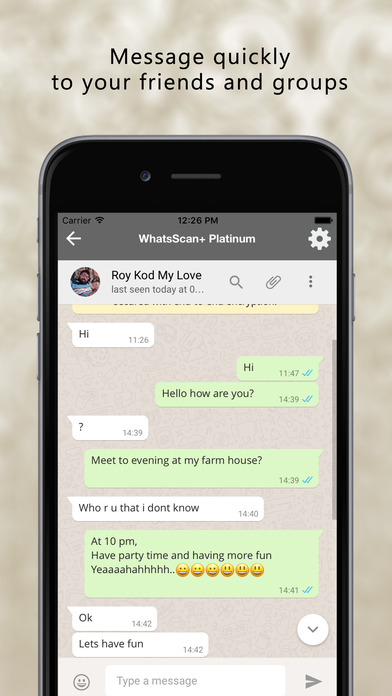 WhatScan+ for WhatWeb ChatApp screenshot 3