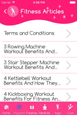 Workout routine plus meal plan screenshot 2