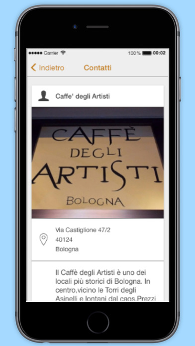 Caffe' degli Artisti Bologna screenshot 2