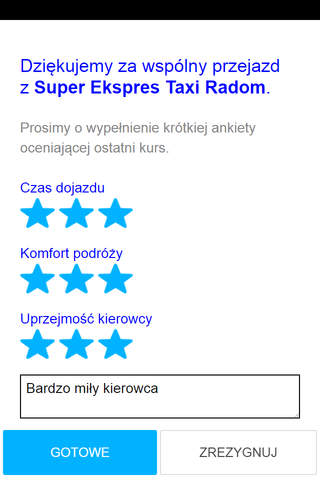 Super Ekspres Taxi Radom screenshot 4
