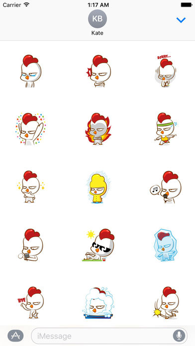 Cool Chicken Stickers screenshot 2