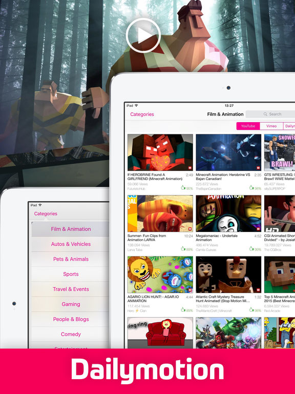 Screenshots of Video Tube Free - Stream and Play Videos for iPad