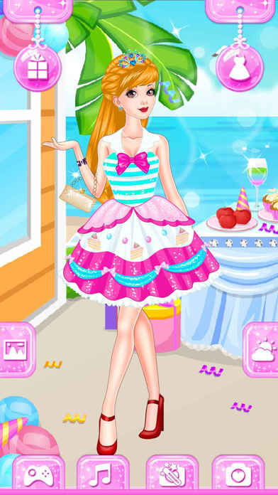 公主的礼服派对-化妆换装养成女生游戏 screenshot 2