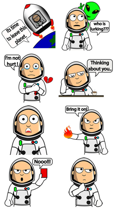 Astronaut Emoji screenshot 2