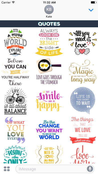 Quotes: Motivational Stickers screenshot 4
