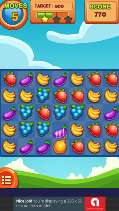 Fruit Crush - Match 3 puzzle game screenshot 3