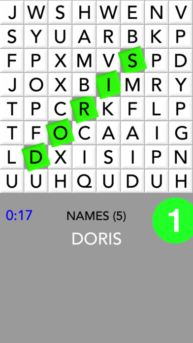 word games - wordsearch ƒor 1 word screenshot 2