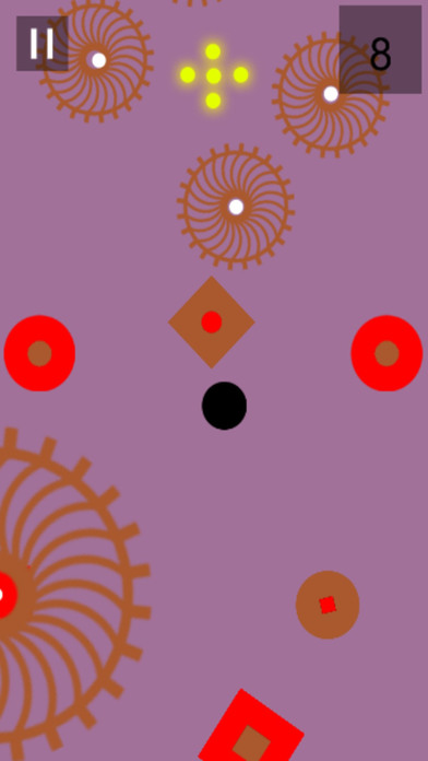 Mega Black Dot Colorful Shapes screenshot 2