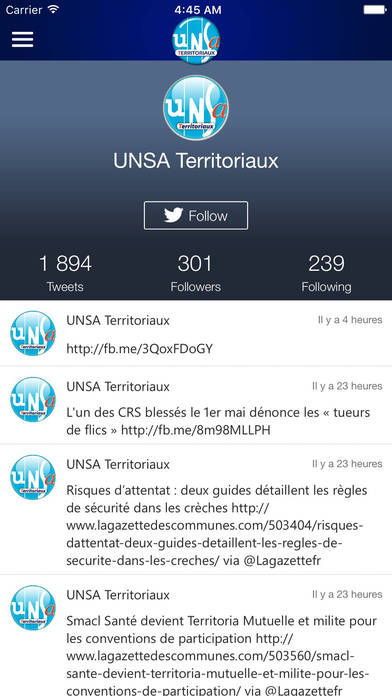 UNSA-Territoriaux screenshot 4