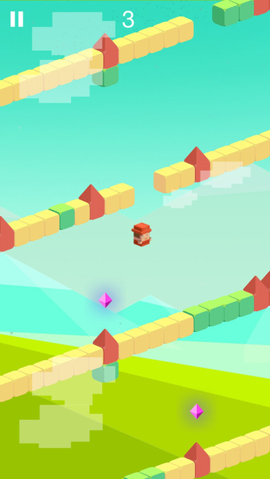 Red Boy Blocky World Escape screenshot 2