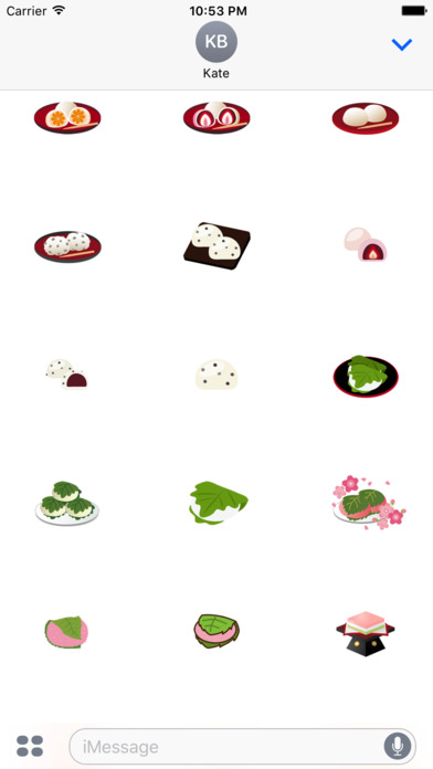 Japanese confectionery sticker screenshot 2