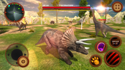 Triceratops Simulator : Real Dinosaurs Survival 3D screenshot 2