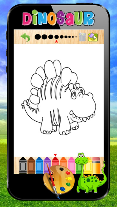 Kids Coloring Book Dinosaurs Free screenshot 4