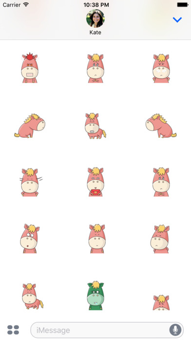 Awesome Donkey Animated Emoji Stickers screenshot 2