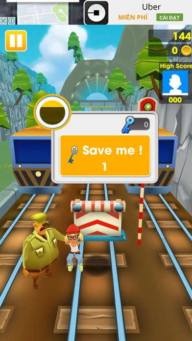 Train Surfers 2D running screenshot 3