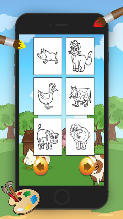 Land Animals Coloring Book for Kids or Preschool screenshot 3