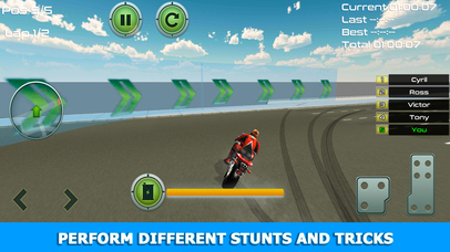 Real Moto Bike Driving 3D Full screenshot 3