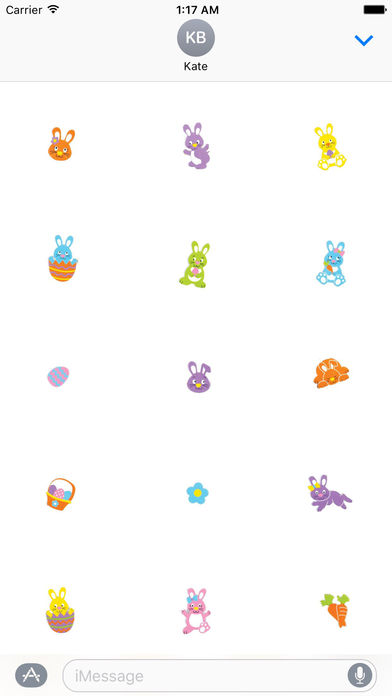 Many Eggs Much Lucky in Easter Sticker screenshot 3