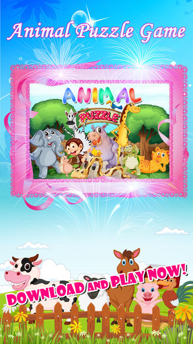 Animal Puzzle Games Kids & Toddlers Learning Free screenshot 2