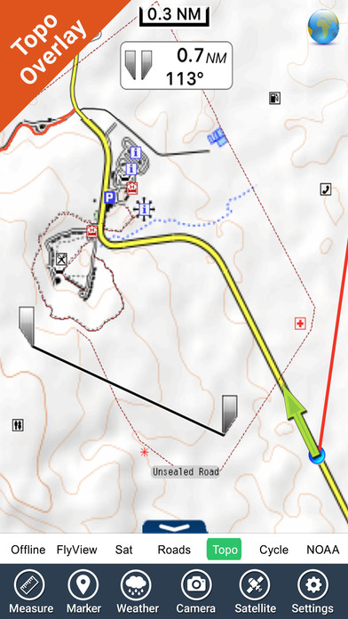 Watarrka National Park GPS charts Navigator screenshot 3