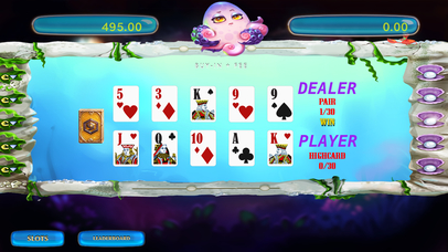 Blue Fish Slot Machine - Plus Fish Poker Free screenshot 2
