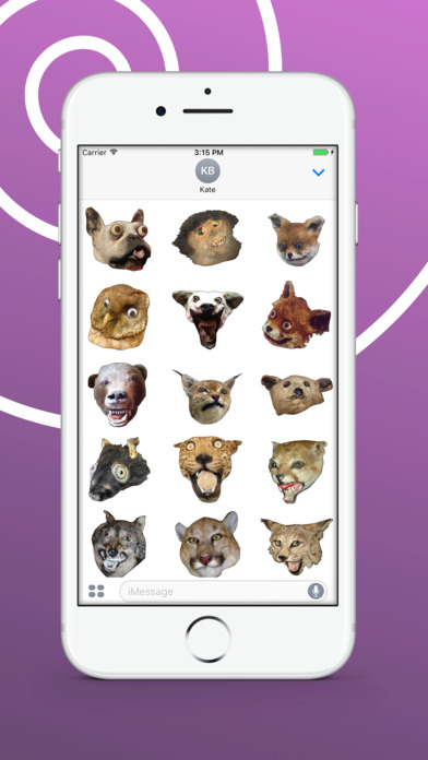 Bad Taxidermy - Creepy Animal Emoji Strickers screenshot 3