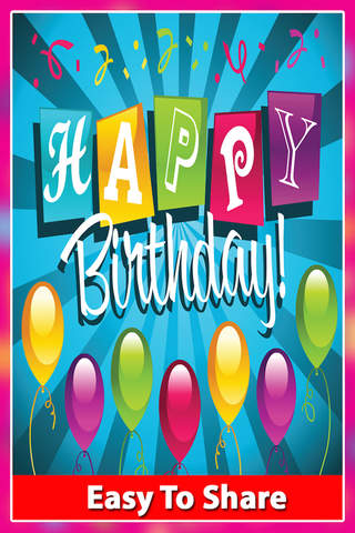 Birthday Greeting Cards - Free Birthday Cards screenshot 2