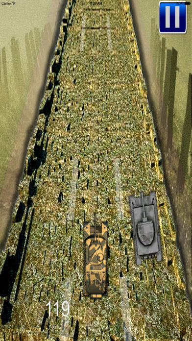A Race Of Tanks Without Control Pro : Gravel Road screenshot 2
