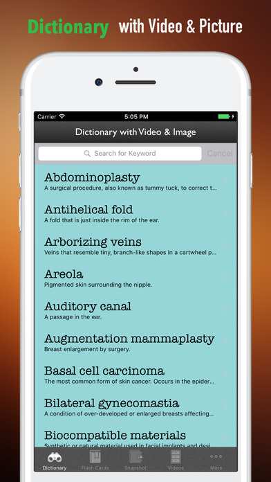 Surgery Glossary-Study Guide and Terminology screenshot 4