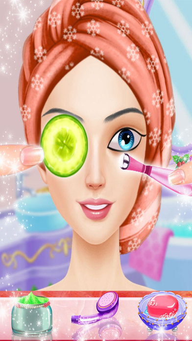 Christmas Bridal Makeover - Salon Games for Girls screenshot 2