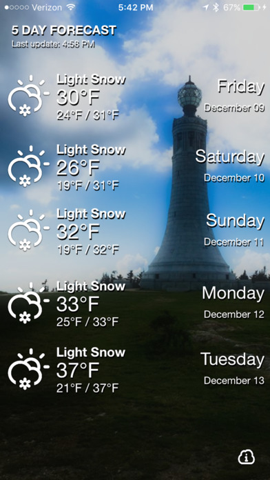 Tempus : A Simple Weather App screenshot 3