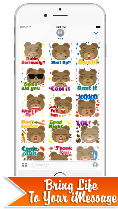 Teddy Rama - Cutest I.M. Sticker Pack for Bear Fan screenshot 2