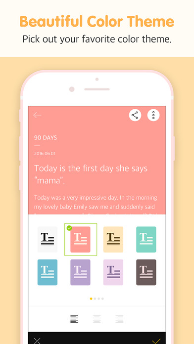 BabyBook - Write the most simple parenting diary screenshot 3