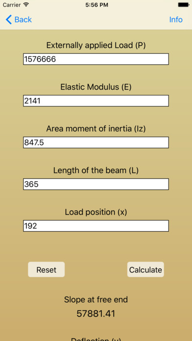 Civil Engineering Formulas Calc screenshot 3
