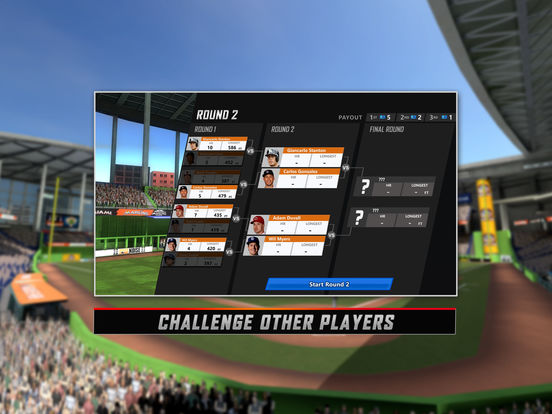 Screenshots of MLB.com Home Run Derby 16 for iPad