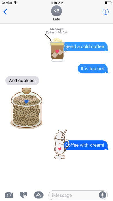 Coffee LOVe Sweets Animated Stickers screenshot 3