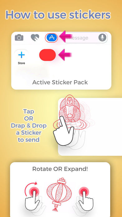 Japanese Totem Stickers screenshot 3