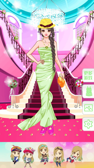 时尚女生换装-公主化妆沙龙女孩游戏 screenshot 3