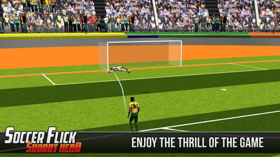 Soccer Flick Shoot Hero screenshot 2