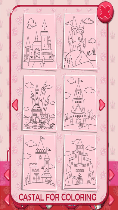 Castle Kids Coloring Book screenshot 2