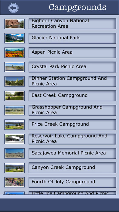 Montana - Campgrounds & Hiking Trails,State Parks screenshot 3