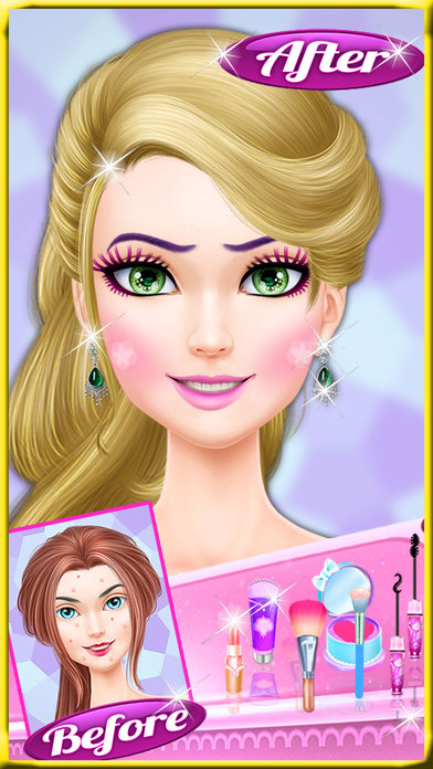 Candy Princess Makeover - Princess Salon Game screenshot 3