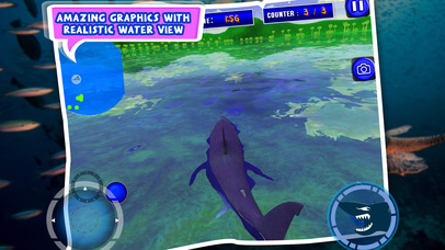 Deep Blue Sea Shark Simulator 2017 screenshot 2
