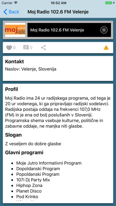 Slovenija Radio Online screenshot 4