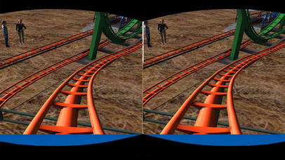 VR Winter Roller Coaster : Real Hill-Sliding Fun screenshot 4